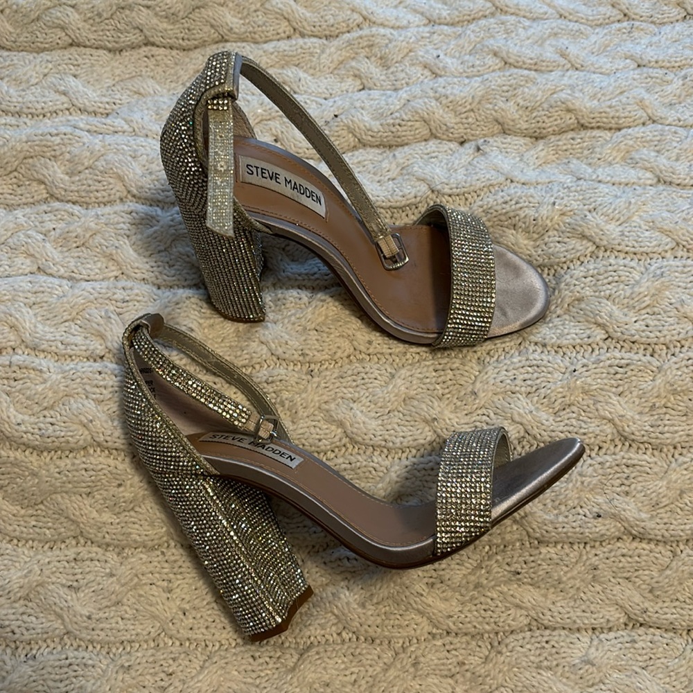 Steve madden rhinestone heels